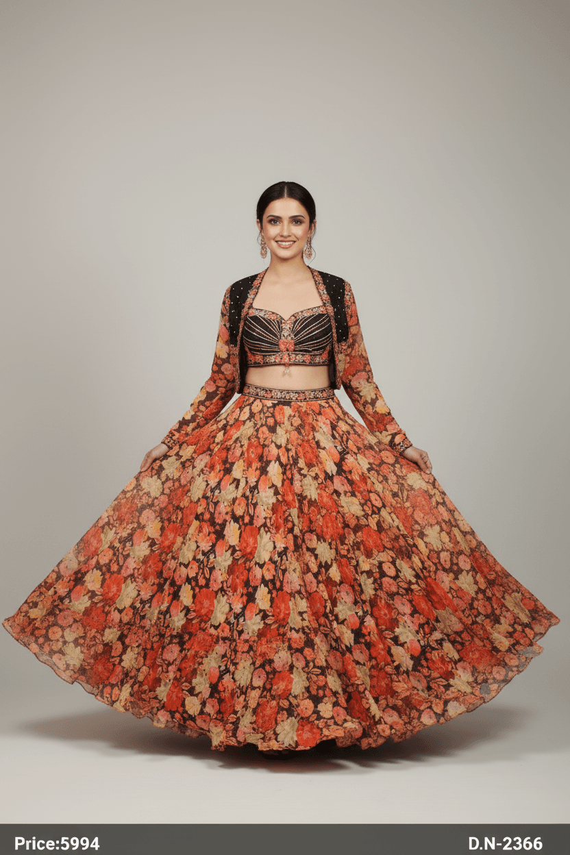 AI-generated jewelry macro on model