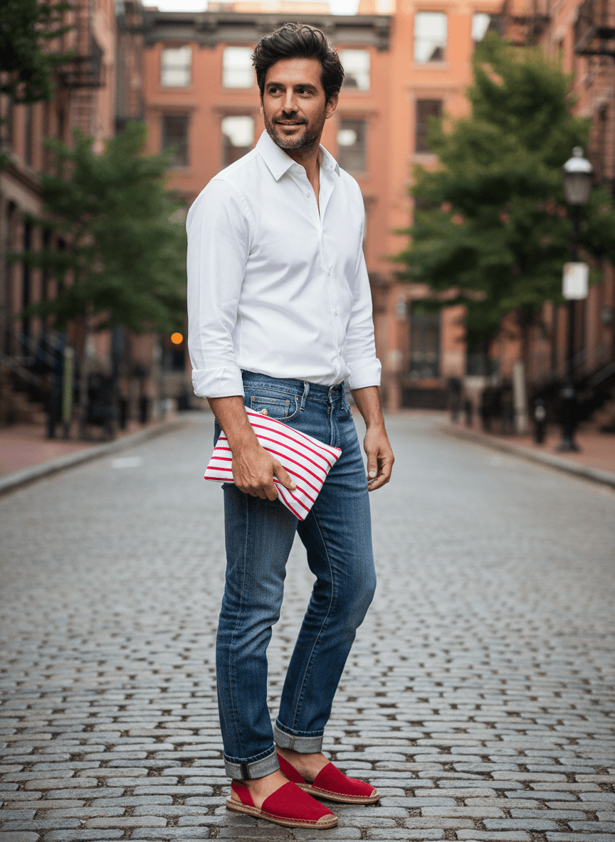 AI-generated model wearing a t-shirt for ecommerce